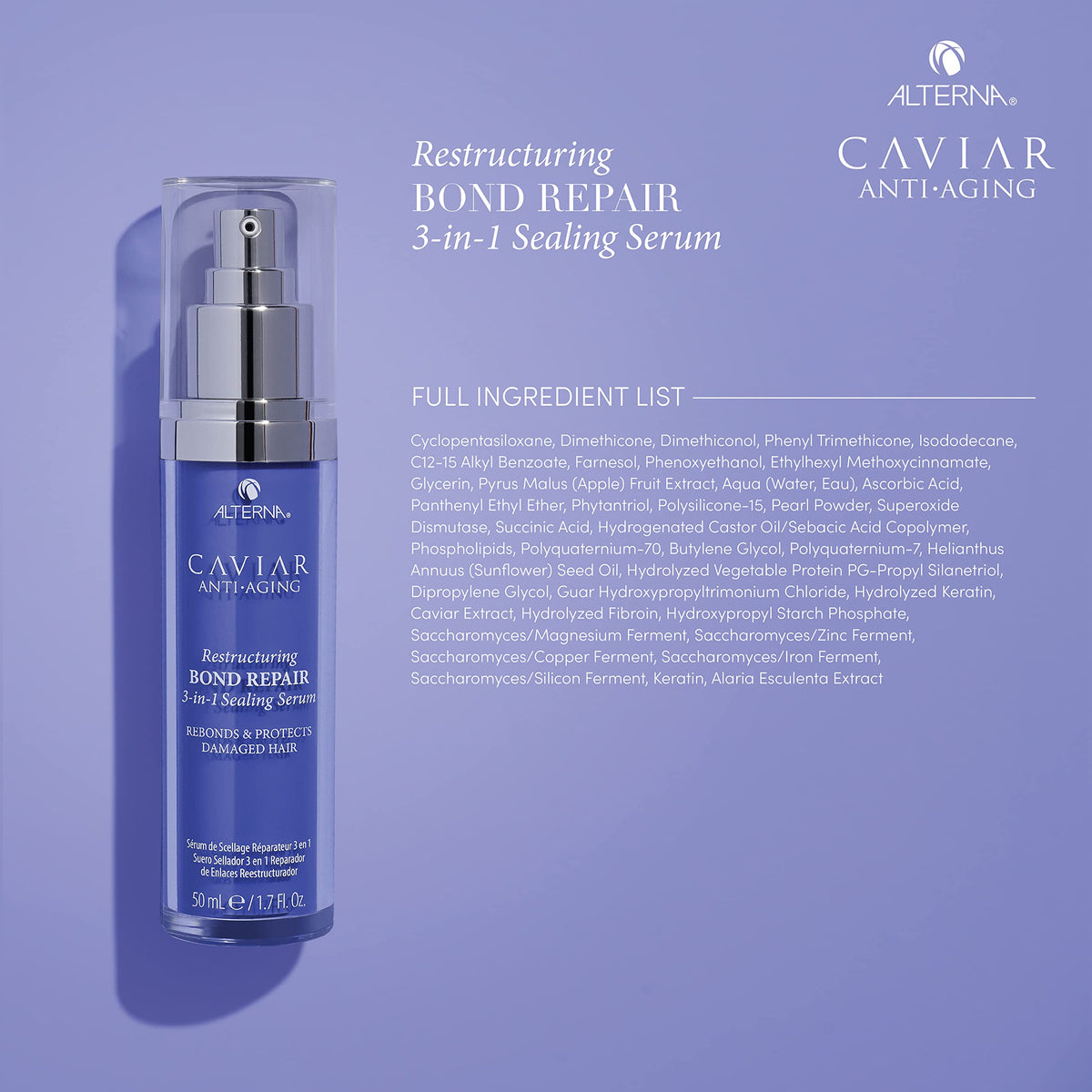 Alterna bottle held in hand to show true size and travel-friendly convenience