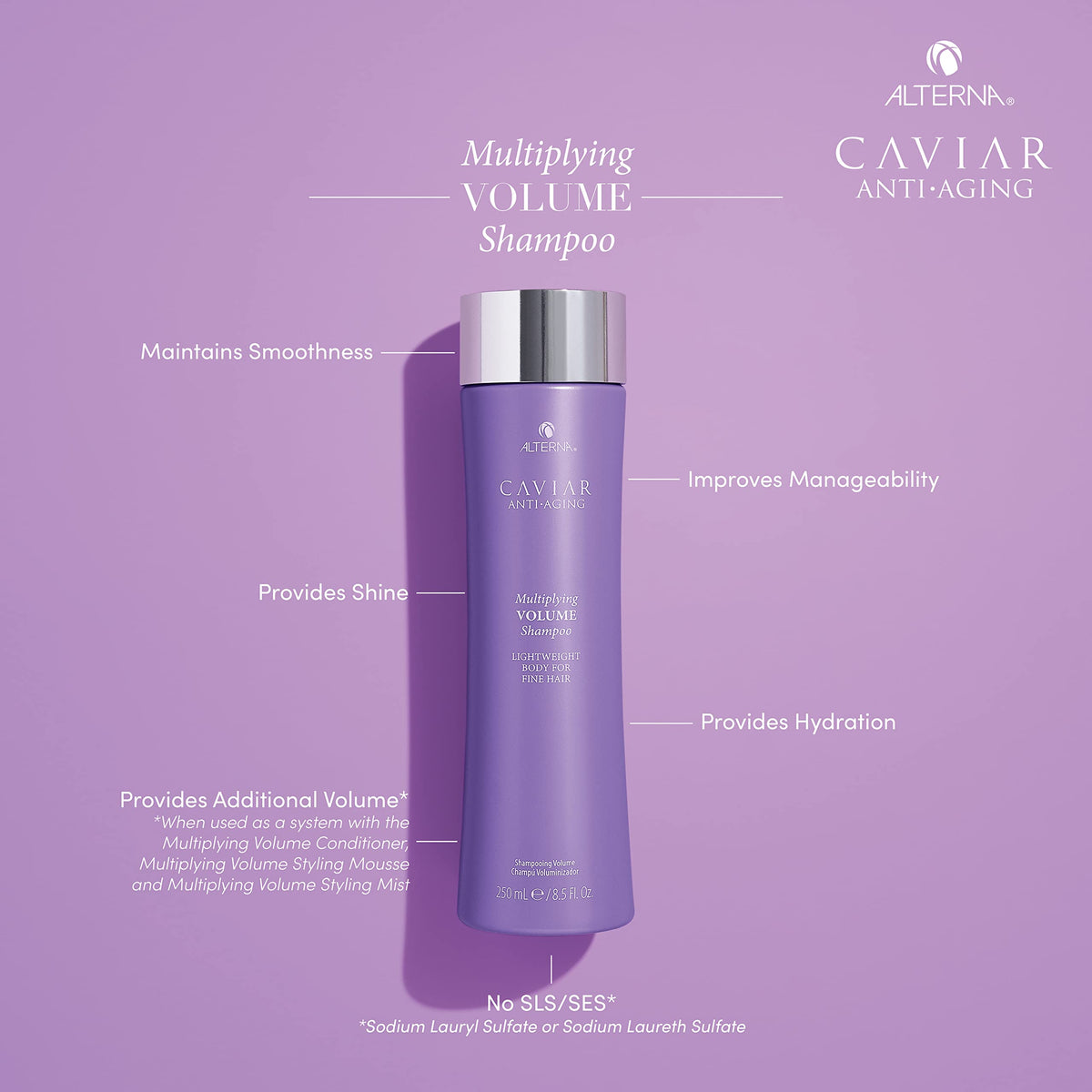Alterna label close-up highlighting ingredients and clean formula