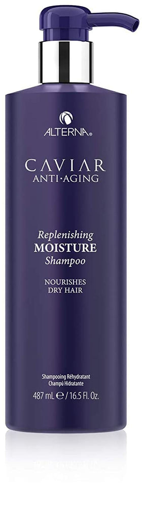 Alterna label and pump detail highlighting luxury formulation benefits