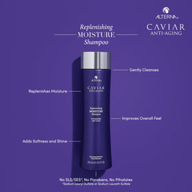 Alterna back label close-up highlighting ingredients and benefits
