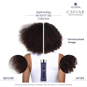 Alterna shampoo in shower scene demonstrating gentle cleansing benefit