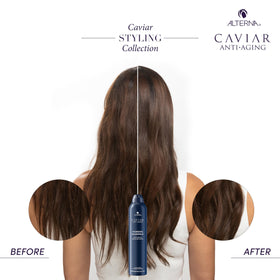 Alterna bottle inside travel bag for on-the-go styling convenience benefit