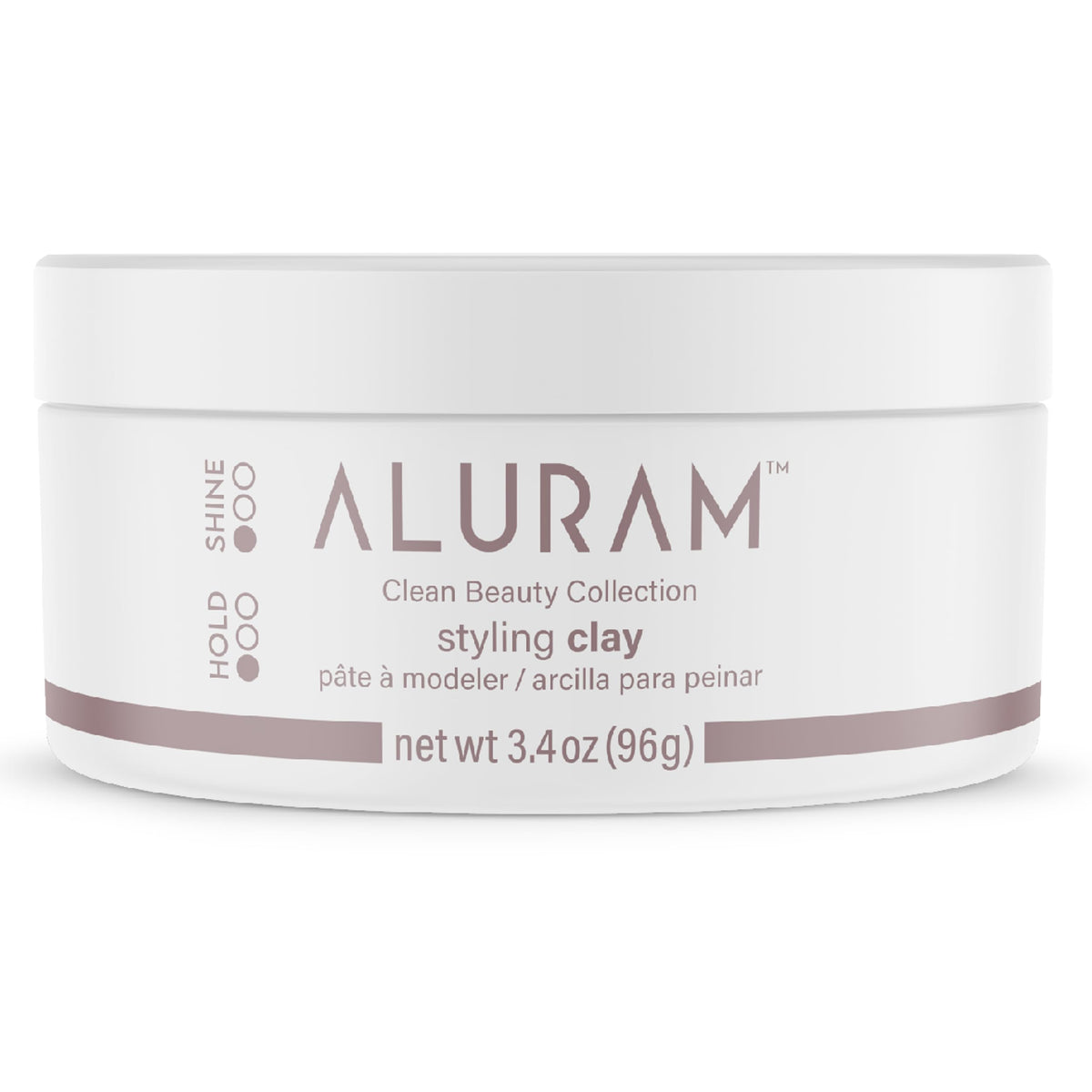 ALURAM front packaging showing jar and label, highlights clean-beauty benefit