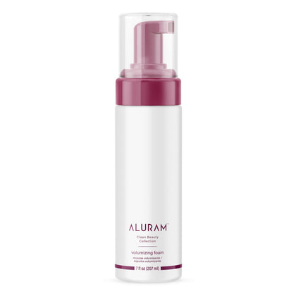 ALURAM front packaging showing lightweight volumizing foam and size