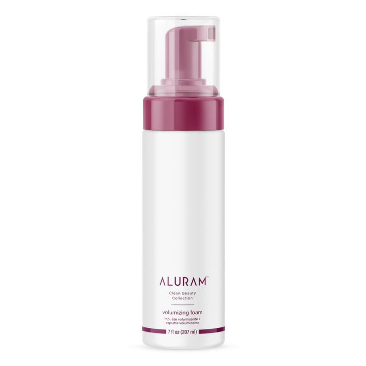 ALURAM front packaging showing lightweight volumizing foam and size