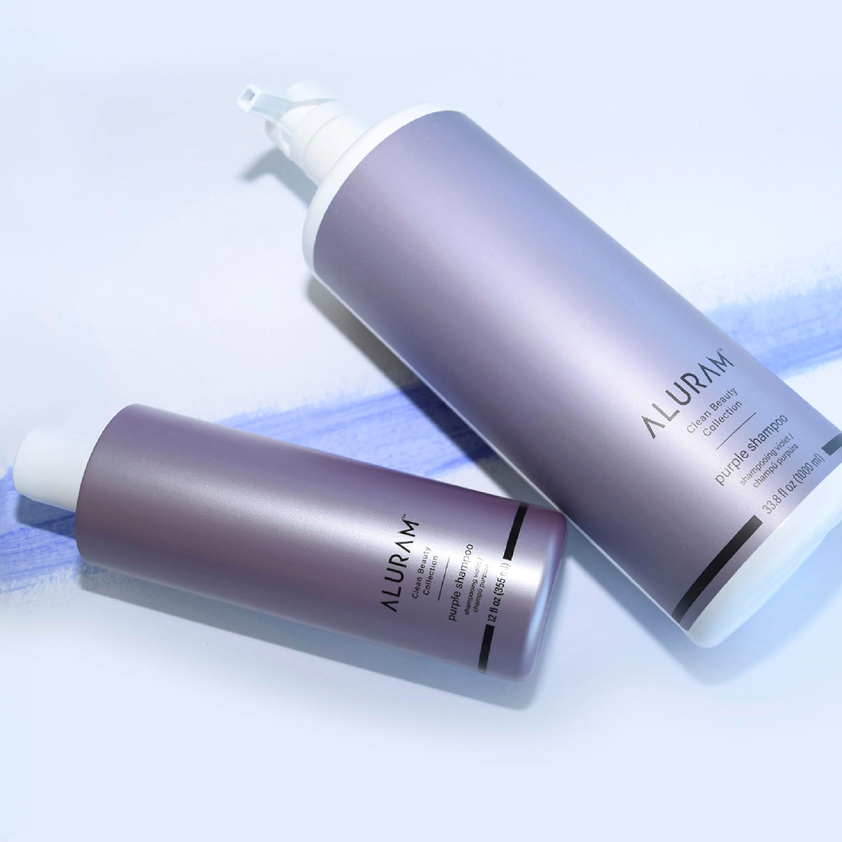 ALURAM label close-up highlighting ingredients and color-correcting benefit