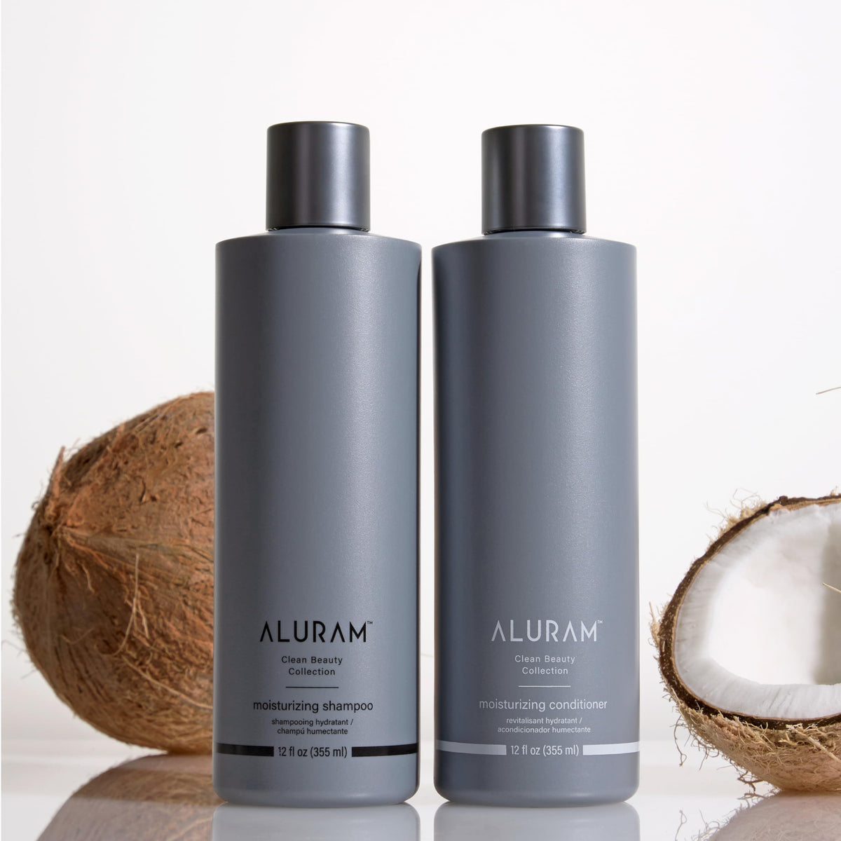 ALURAM creamy conditioner texture close-up demonstrating smooth hydration