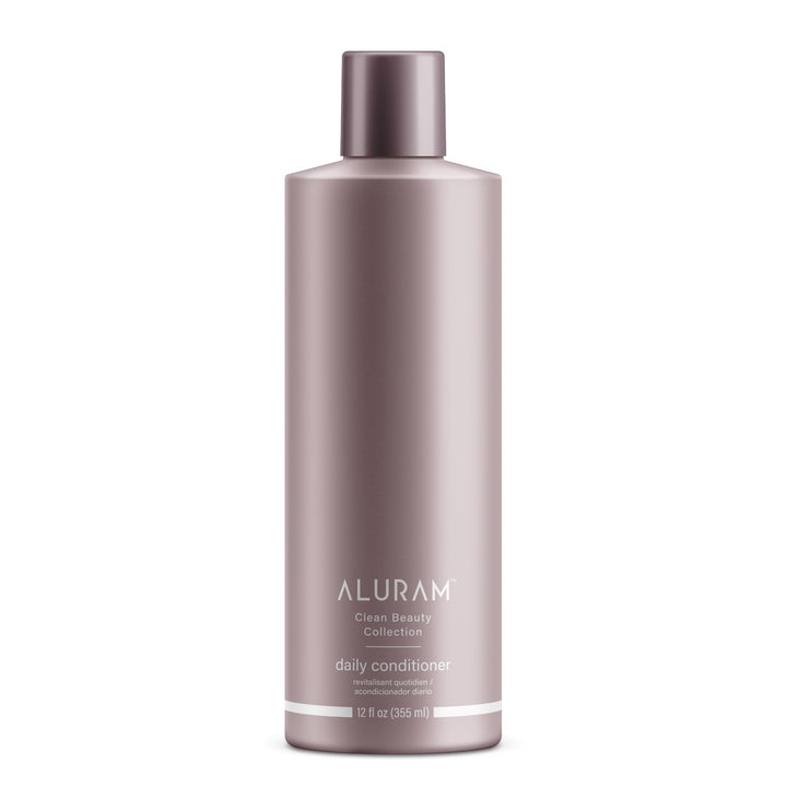 ALURAM front bottle view showing product branding and hydration benefits