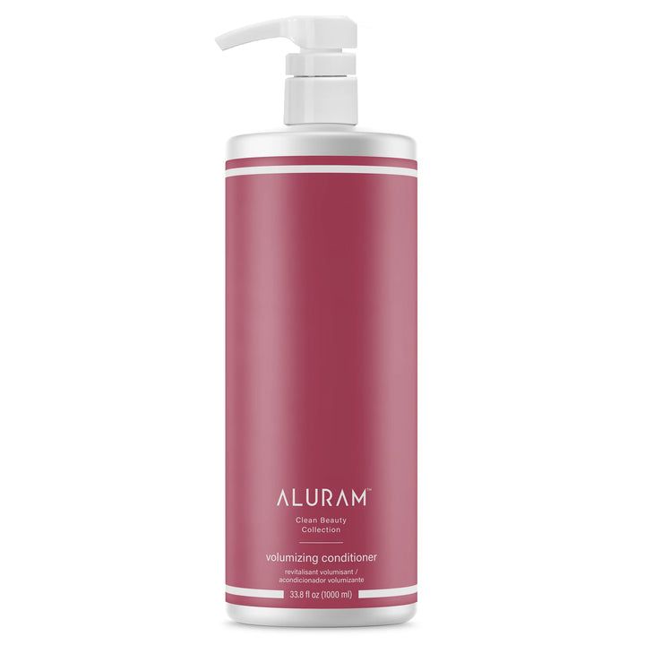 ALURAM front bottle view showing label and volume benefit