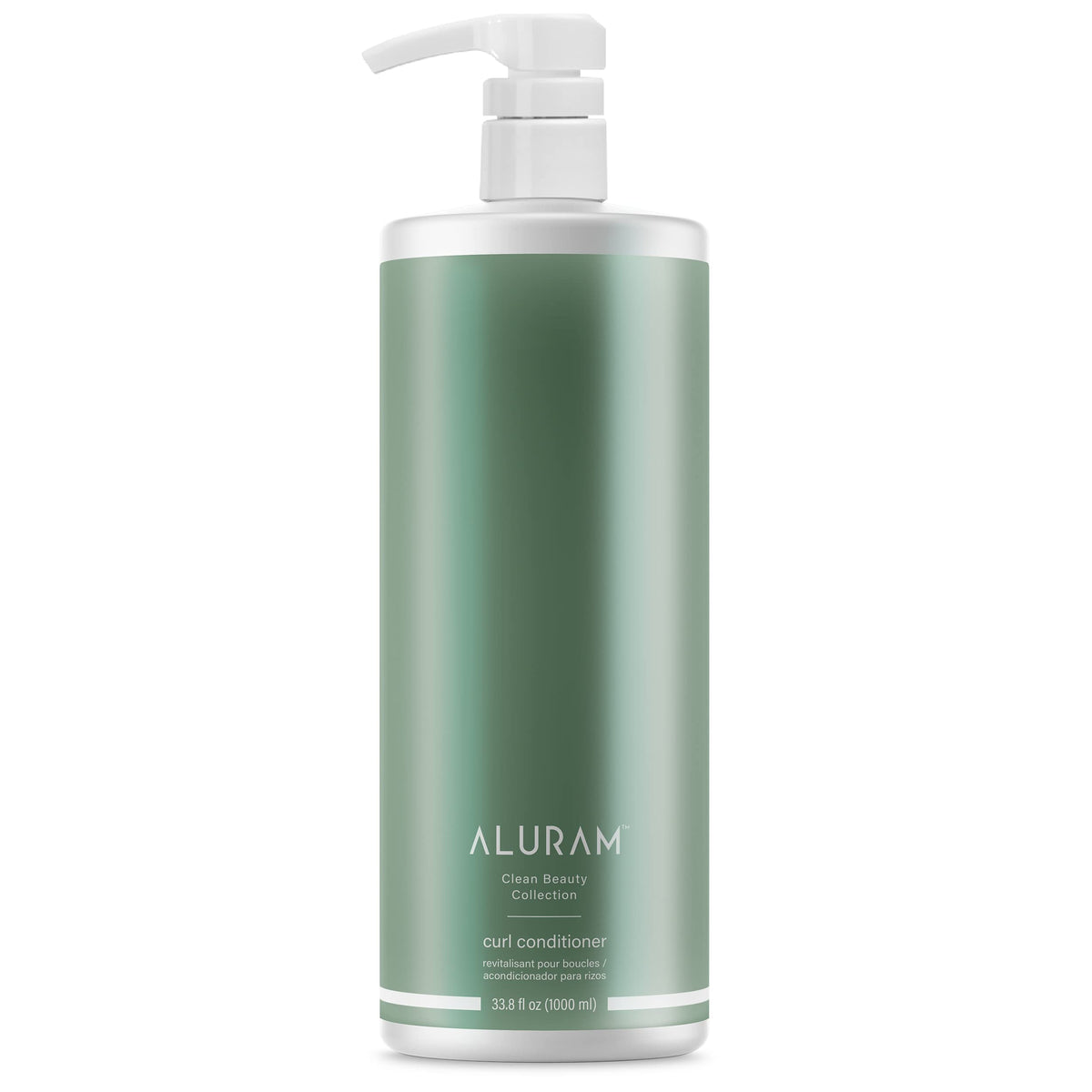 ALURAM front bottle showing 33.8 oz packaging and clear branding benefit