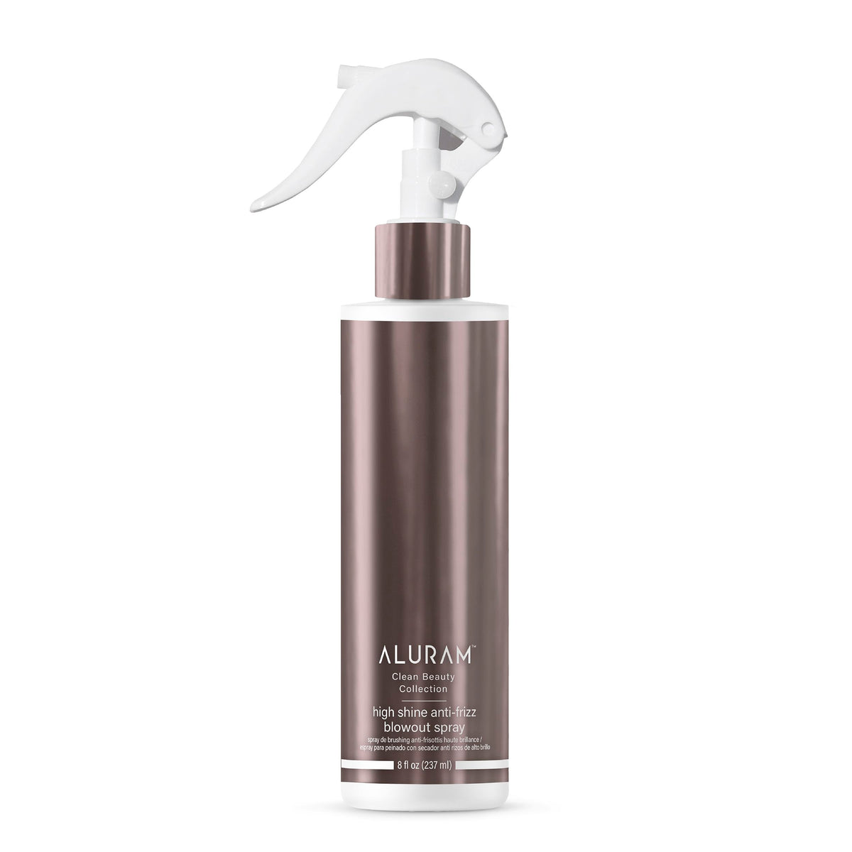 ALURAM front bottle view showing sleek packaging and benefit of high shine