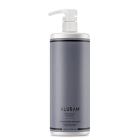 ALURAM front bottle showing coconut water shampoo and hydrating benefit
