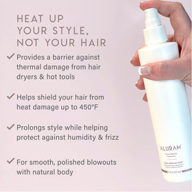 ALURAM grape seed oil ingredient shot highlighting shine-enhancing benefit for hair