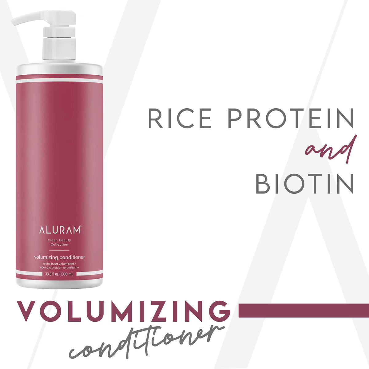 ALURAM pump closeup highlighting easy dispensing and convenience