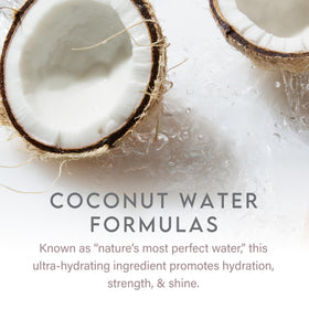 ALURAM serum applied to damp hair demonstrating frizz control and smooth finish
