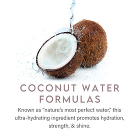 ALURAM bottle staged with coconut and charcoal showing detoxifying and natural benefit