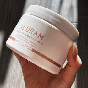 ALURAM cream texture close-up displaying rich consistency for deep hydration
