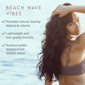 ALURAM close-up on textured hair strands, shows beachy definition benefit