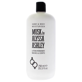 Alyssa Ashley front packaging showing 25.3 oz bottle and premium scent benefit