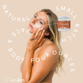 Amallow in bathroom setting illustrating daily-skincare routine benefit