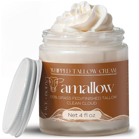 Amallow front jar showing packaging and clear natural moisturizer benefits