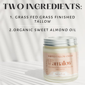 Amallow open jar label detail showing ingredient clarity and trust benefit