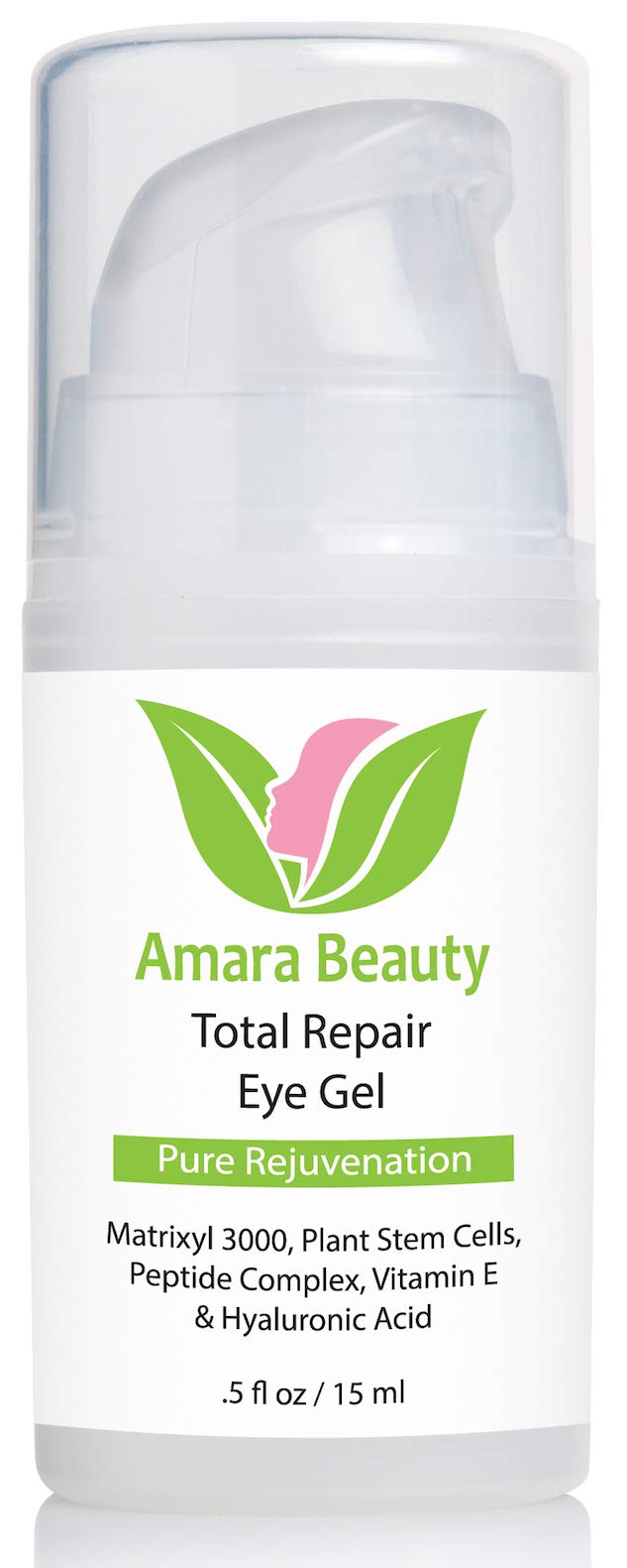 Amara Beauty application under eye demonstrating de-puffing and cooling effect