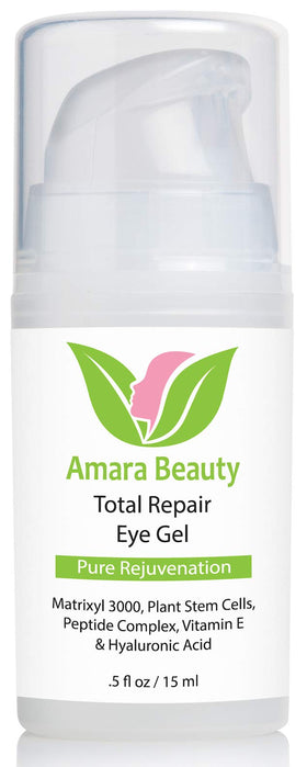 Amara Beauty application under eye demonstrating de-puffing and cooling effect