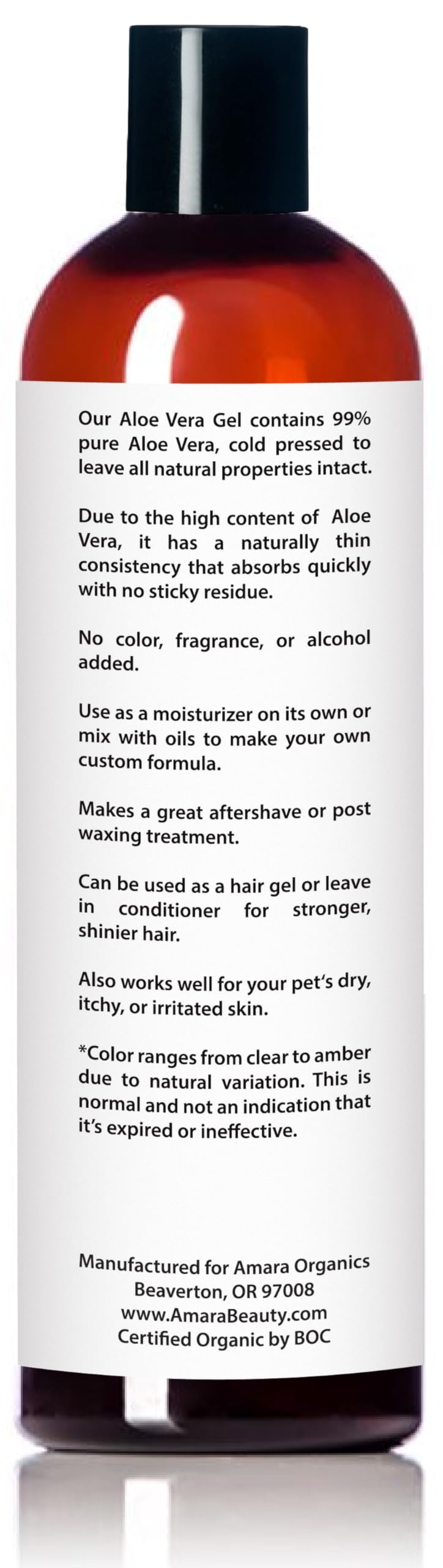 Amara Beauty gel texture close-up highlighting smooth, fast-absorbing feel