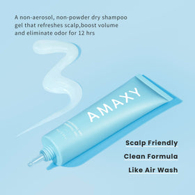 AMAXY close-up of gel texture illustrating lightweight, non-powder formula