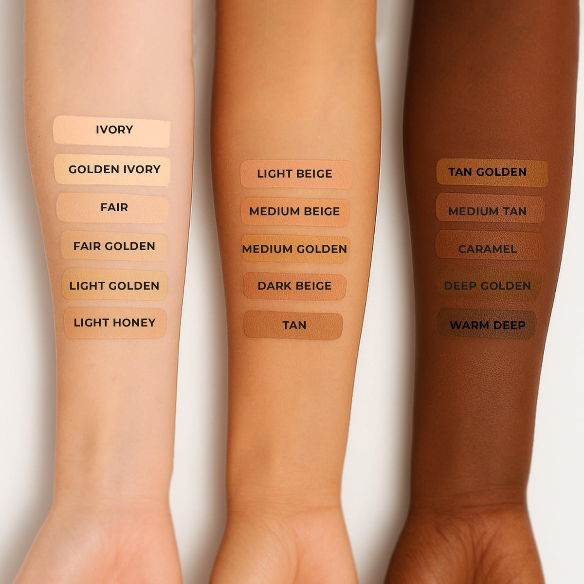 AmazingCosmetics creamy texture swirl demonstrating smooth blendability and natural finish