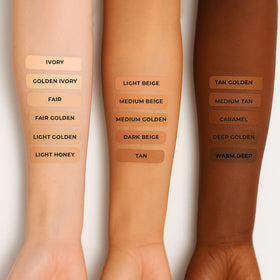 AmazingCosmetics creamy texture swirl demonstrating smooth blendability and natural finish