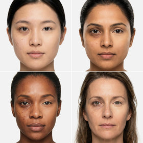 AmazingCosmetics label closeup highlighting Vitamin E and cucumber extract benefits