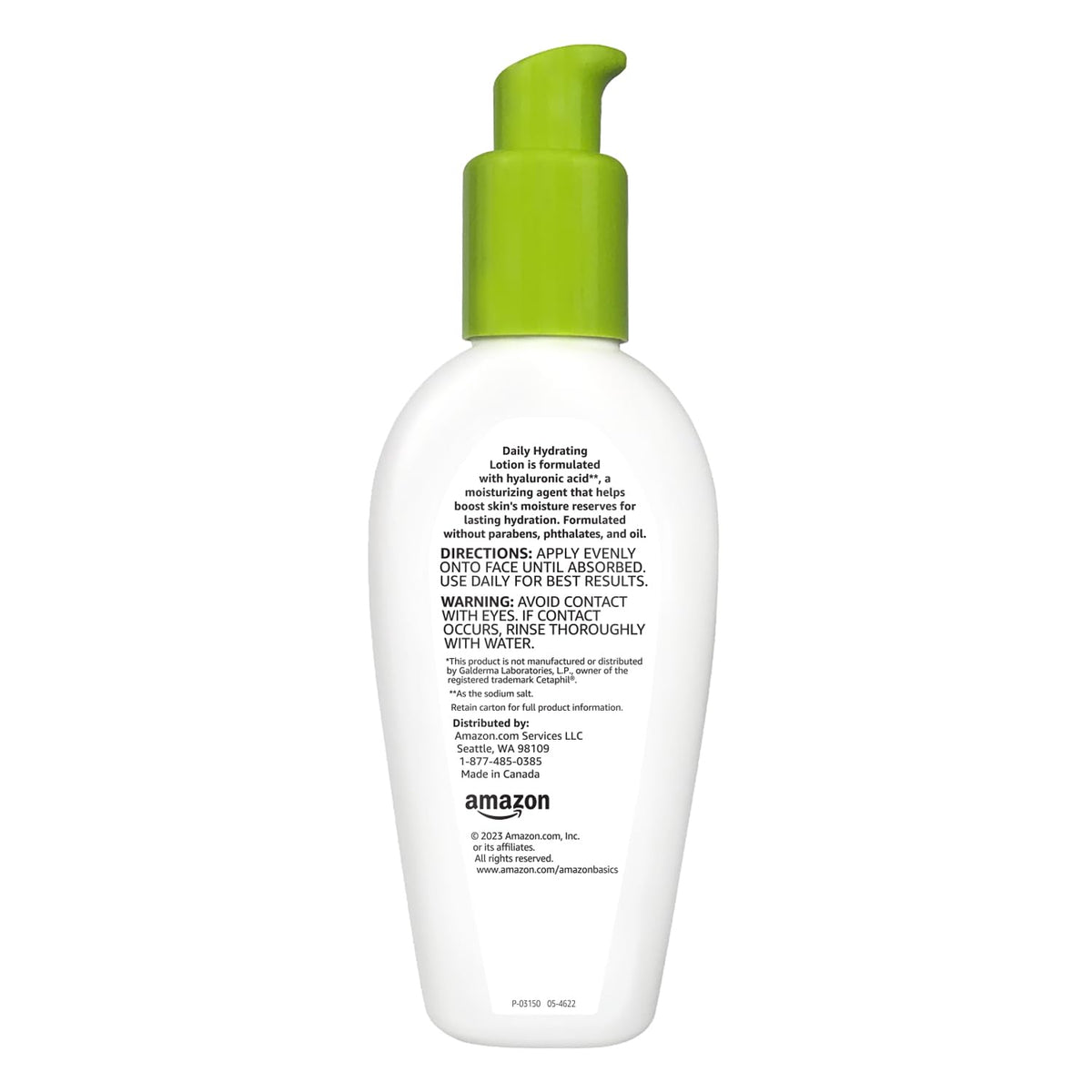 Amazon Basics applying lotion on face demonstrating smooth layering benefit