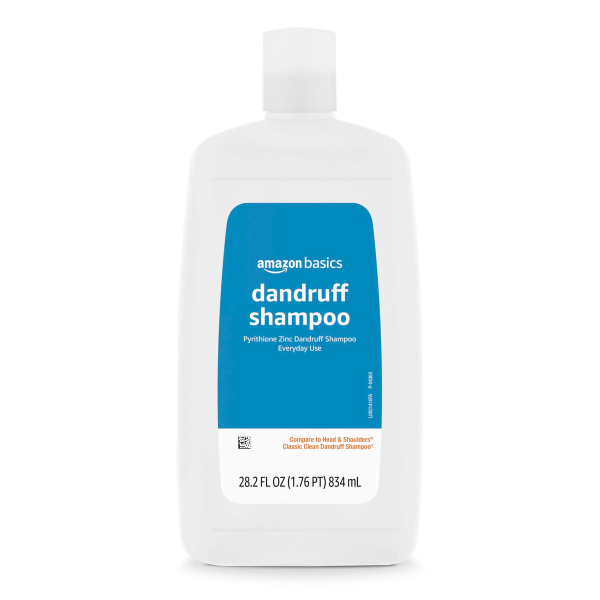 Amazon Basics back label with active ingredient and directions for easy use