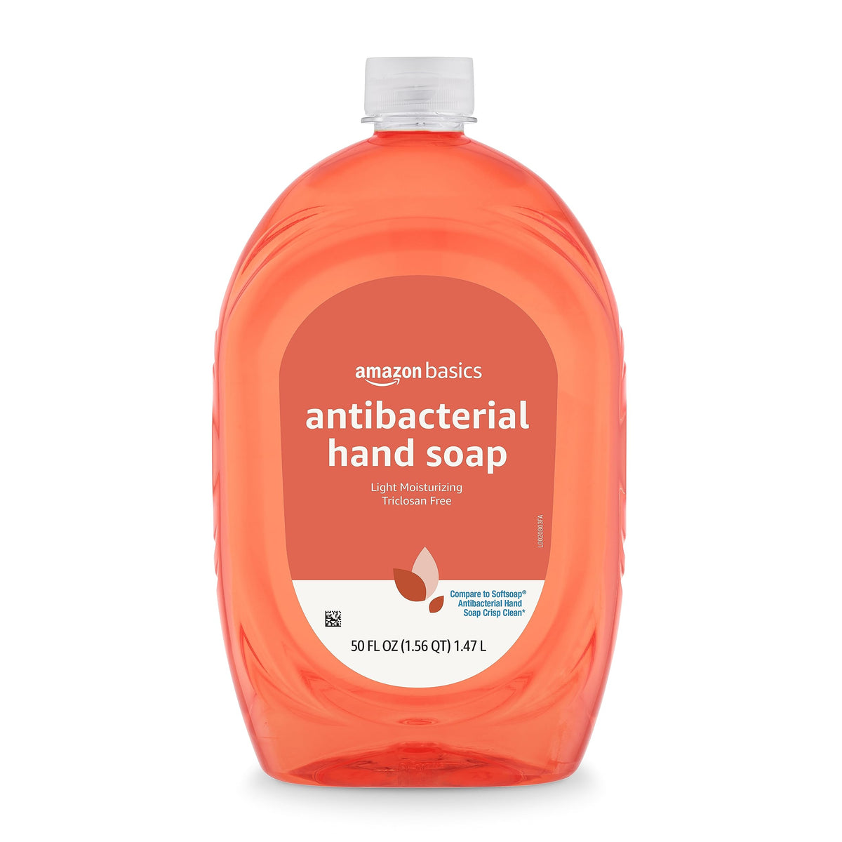 Amazon Basics bottle cap and label close-up highlighting ingredient transparency