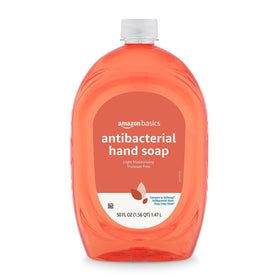 Amazon Basics bottle cap and label close-up highlighting ingredient transparency