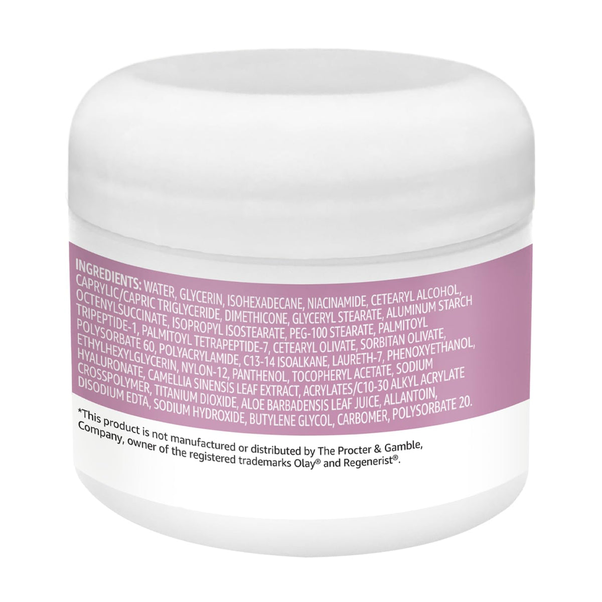Amazon Basics jar on bathroom vanity demonstrating daily routine benefit