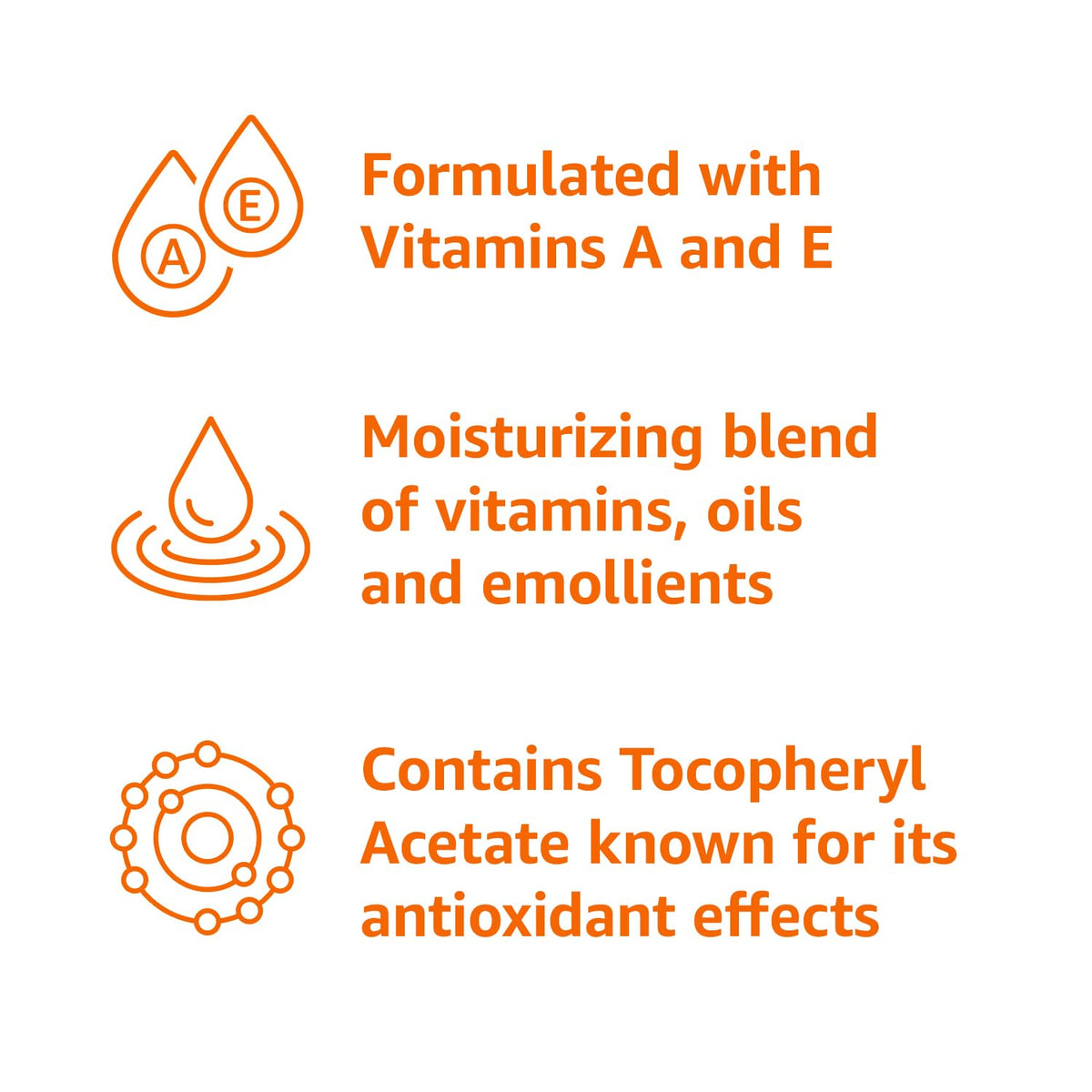 Amazon Basics applying oil to forearm for quick absorption benefit