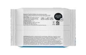 Amazon Basics open resealable pack with wipes coming out, easy access