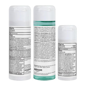 Amazon Basics cleanser foam texture close-up demonstrating gentle lather