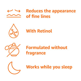 Close-up of Amazon Basics cream texture showing smooth retinol blend for gentle absorption