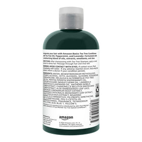 Amazon Basics conditioner pouring to display creamy texture and easy application benefit