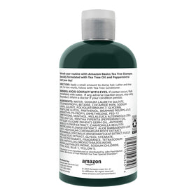 Amazon Basics shampoo pouring texture showing smooth lathering action