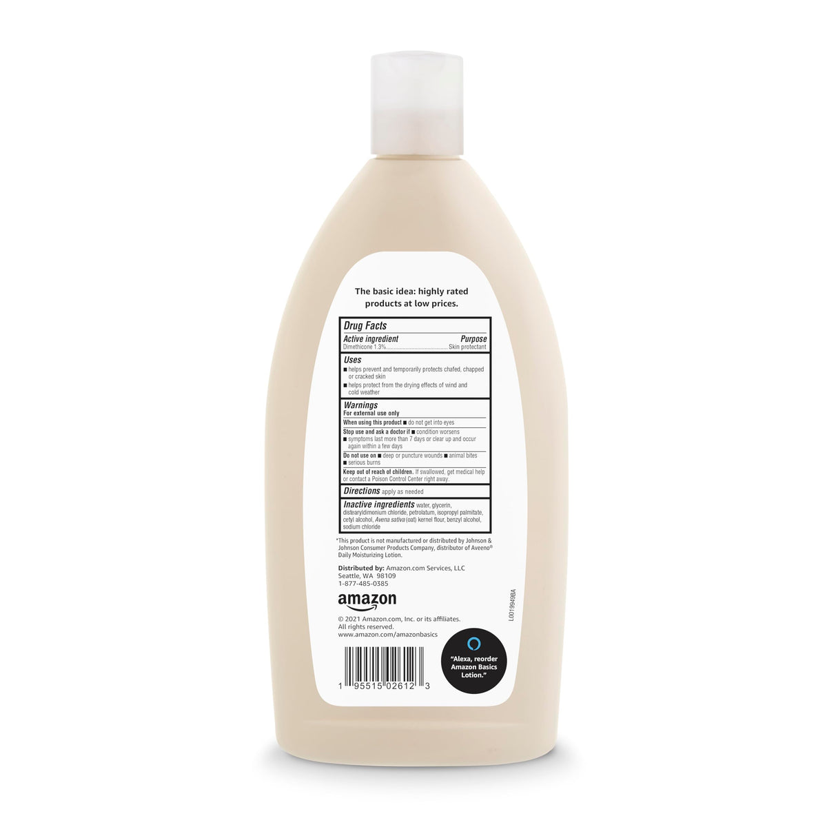 Amazon Basics cream texture close-up showing lightweight absorbent benefit