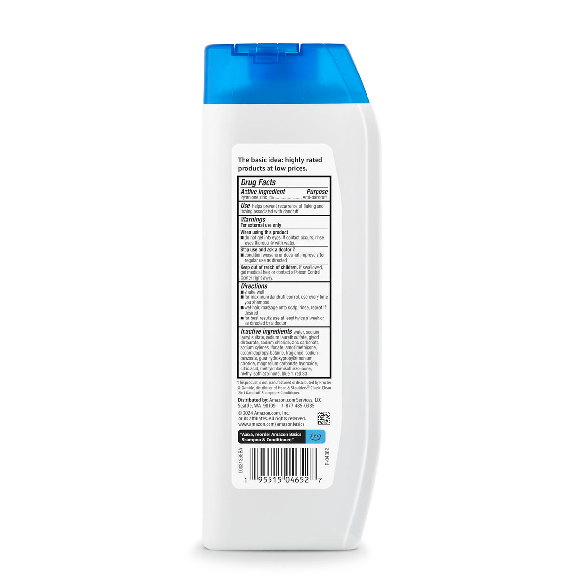 Amazon Basics foamy lather close-up showing gentle cleansing and conditioning benefit