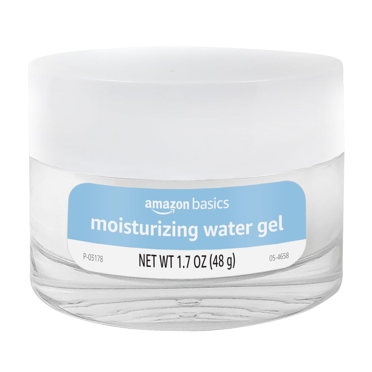 Amazon Basics close-up of gel texture highlights lightweight absorption