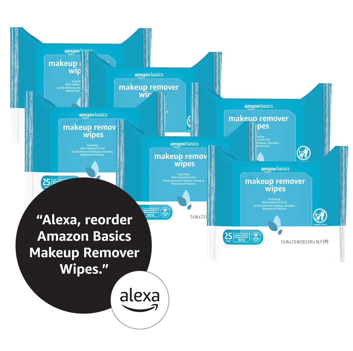 Amazon Basics pack held in hand showing size and travel-friendly convenience