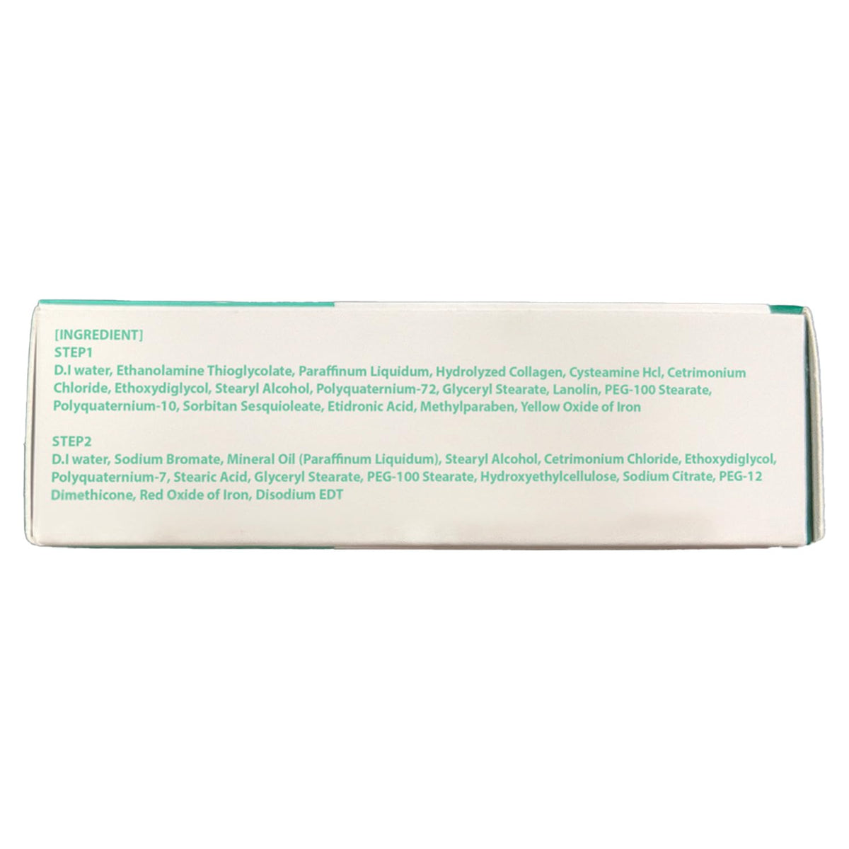 Amber Lash sachets beside a ruler for scale showing compact professional packaging
