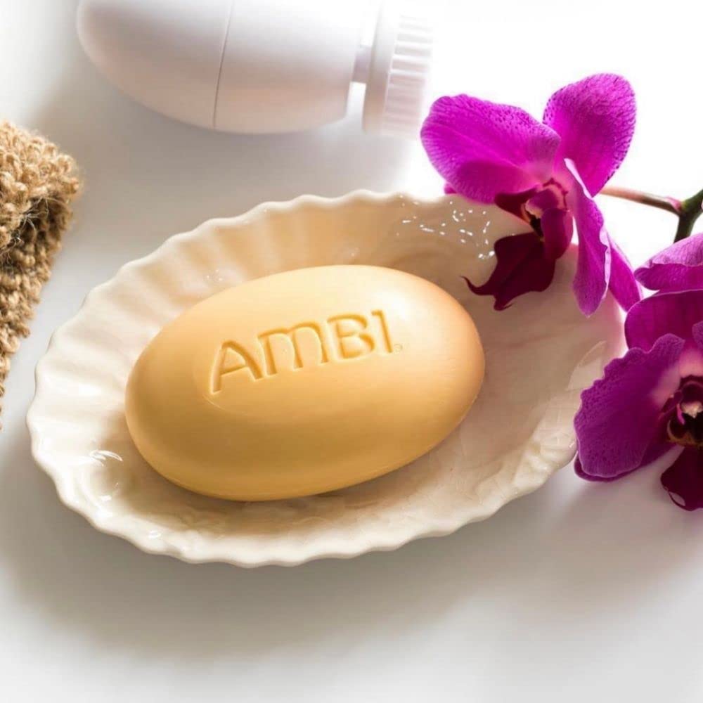 Ambi bar in bathroom setting with towels suggesting at-home comfort